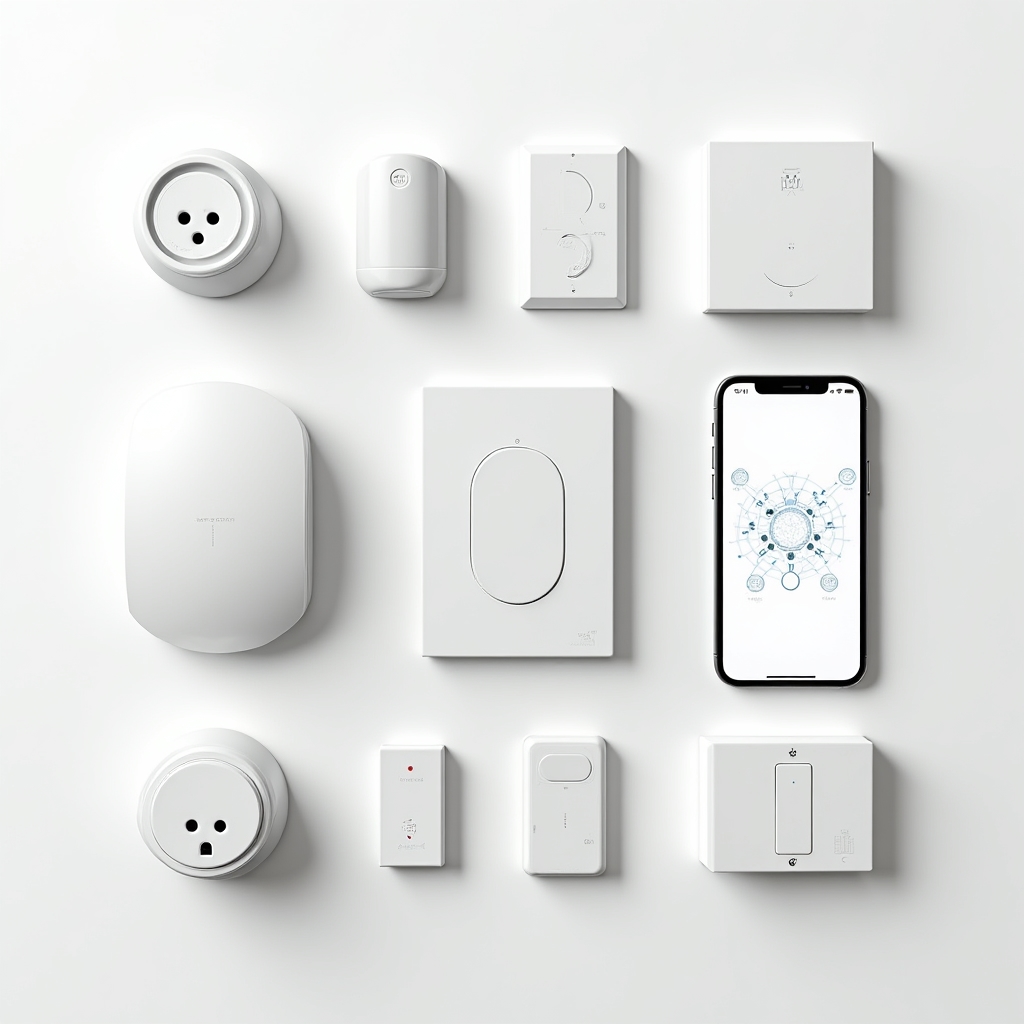 Dispositivi Zigbee per smart home residenziale con rete mesh